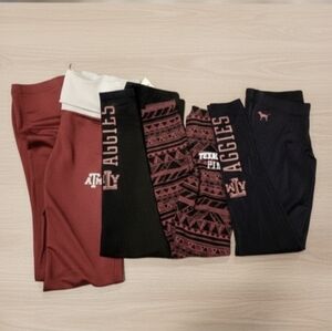 Lot of 4 Pairs of Texas A&M Aggie Pants: Size XS